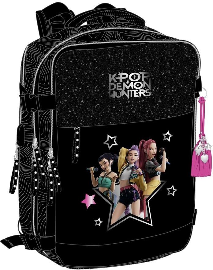  MOCHILA VIAJE CABINA PORTATIL 15,6'' K-POP Demon Hunters - ENERGY 29x44x19cm 