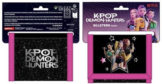  BILLETERA K-POP Demon Hunters - ENERGY 12,5x9,5x1cm 
