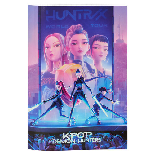  LIBRETA GRAPADA A4 K-POP DEMON HUNTERS 