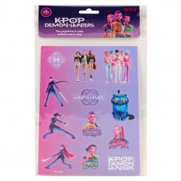  SET DE PEGATINAS K-POP DEMON HUNTERS 