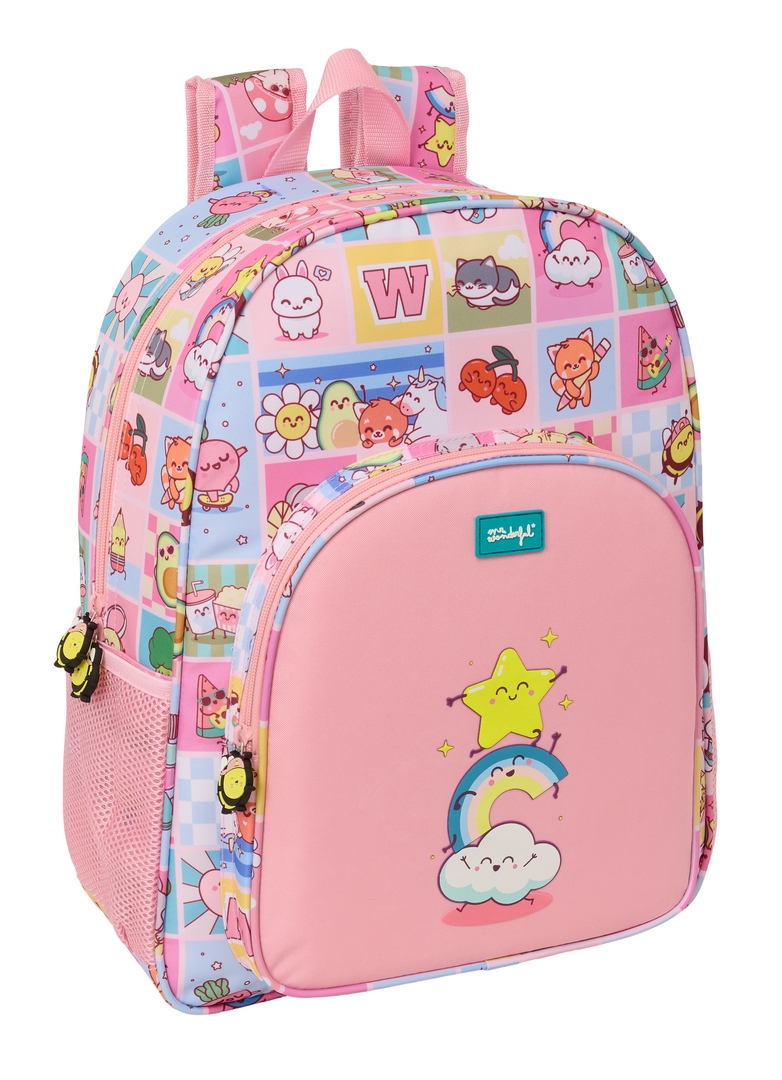  MOCHILA ADAPTABLE A CARRO Mr. WONDERFUL COMIC 33x42x14cm 