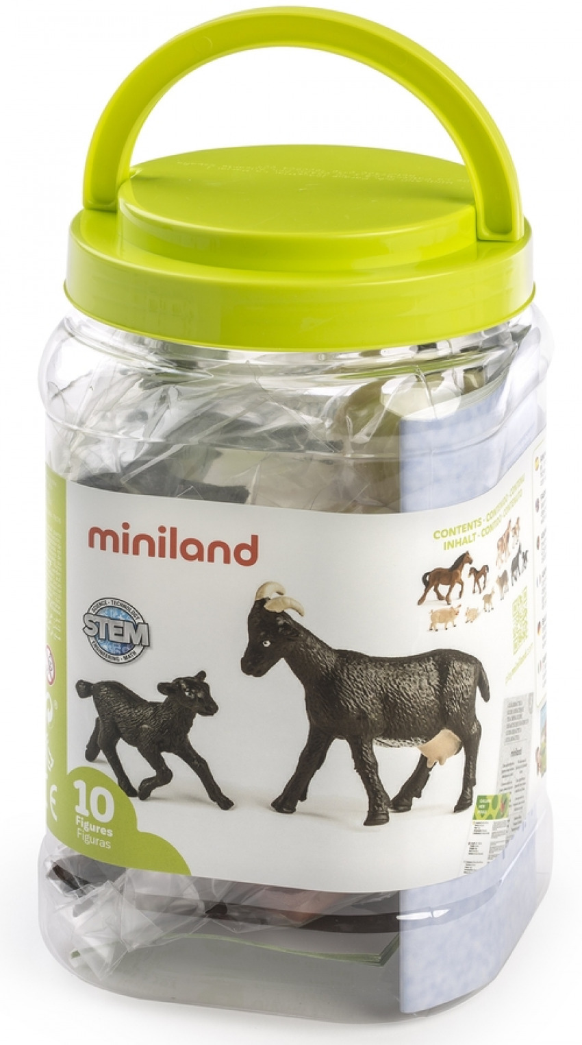  ANIMALES DE GRANJA BEBES 10 UNIDADES 