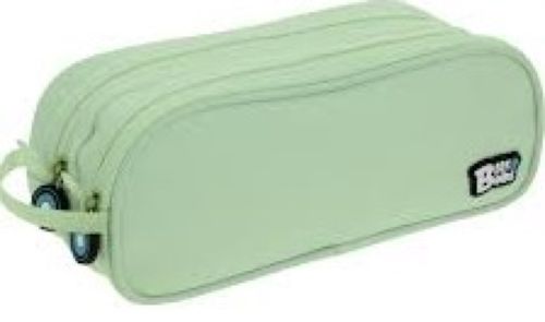 PORTATODO DOBLE BITS &amp;BOBS MINT SOFT 24,5X9,5 CM