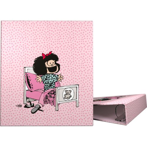 CARPETA 4D40MM FORRADA A4 MAFALDA24 MORNING