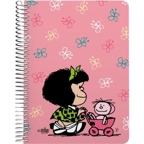 CUADERNO PP 4º 80H 90G C4MM MAFALDA BABY CAR 21,2x14,8x1,6cm