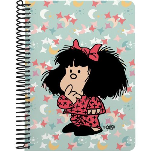 CUADERNO PP 4º 80H 90G C4MM MAFALDA PIJAMA 21,2x14,8x1,6cm