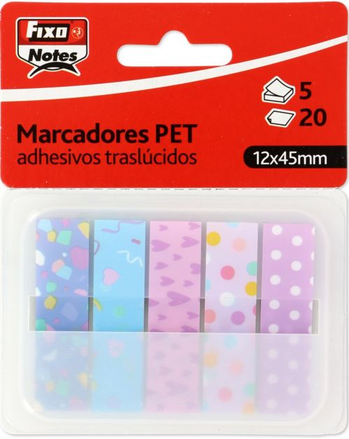 BLISTER 5 TIRAS ADHESIVAS TRANSLUCIDAS 12X45 FIESTA