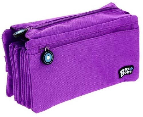 PORTATODO CUADRUPLE PLANO BTIS &amp;BOBS VIOLETA 23X12 CM