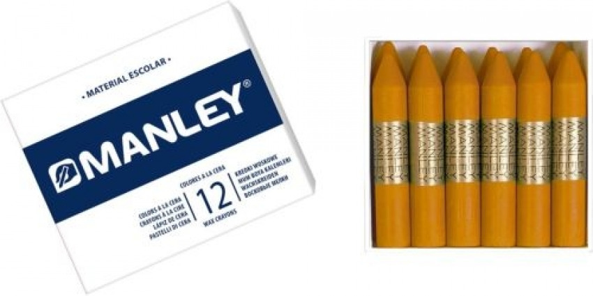 C/12 CERAS MANLEY UNICOLOR Nº64 OCRE MADERA