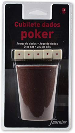 Blister cubilete + dados poker