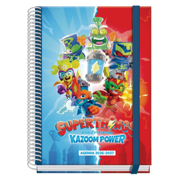  AGENDA ESCOLAR 26-27 A5 SV SUPERTHINGS 