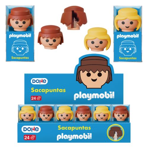  EXP 24 SACAPUNTAS SURTIDOS PLAYMOBIL 