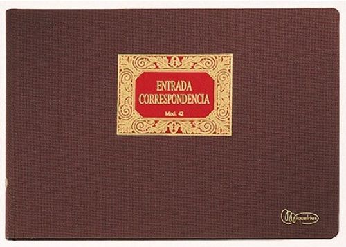 LIBRO ENTRADA CORRESPONDENCIA Fº APAISADO 100 HOJAS