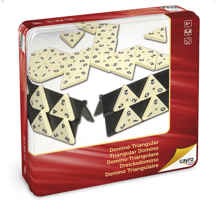 DOMINO TRIANGULAR METAL BOX