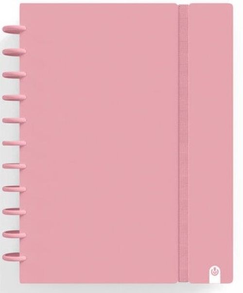 CUADERNO INGENIOX A4 80H HORIZONTAL ROSA PASTEL