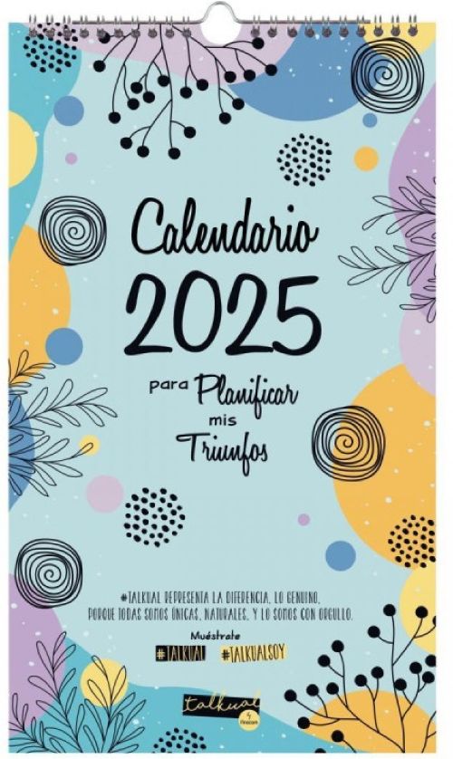 CALENDARIO PARED 2025 TALKUAL ESCRIBIR BASIC 2025