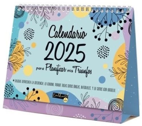 CALENDARIO SOBREMESA 2025 TALKUAL ESCRIBIR