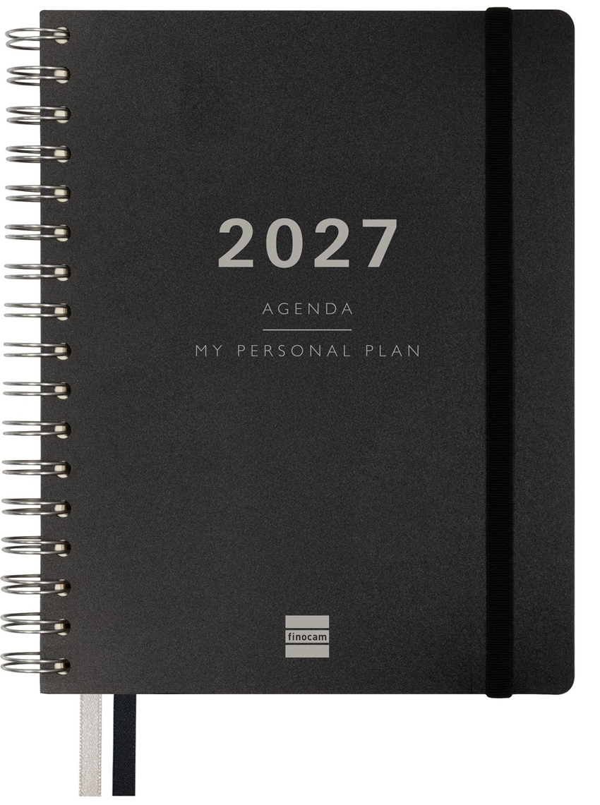  AGENDA ESCOLAR 26-27 4º SVV 16M TEMPUS NEGRO ESPIRAL 