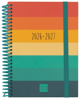  AGENDA ESCOLAR 26-27 4º DP DIVA COLORS ESPIRAL 