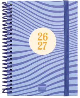  AGENDA ESCOLAR 26-27 4º DP DIVA OLAS ESPIRAL 