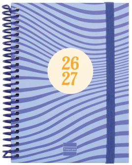  AGENDA ESCOLAR 26-27 4º SVH DIVA OLAS ESPIRAL 