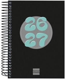  (CAT)AGENDA ESCOLAR 26-27 COOL 8º DP NEGRO 