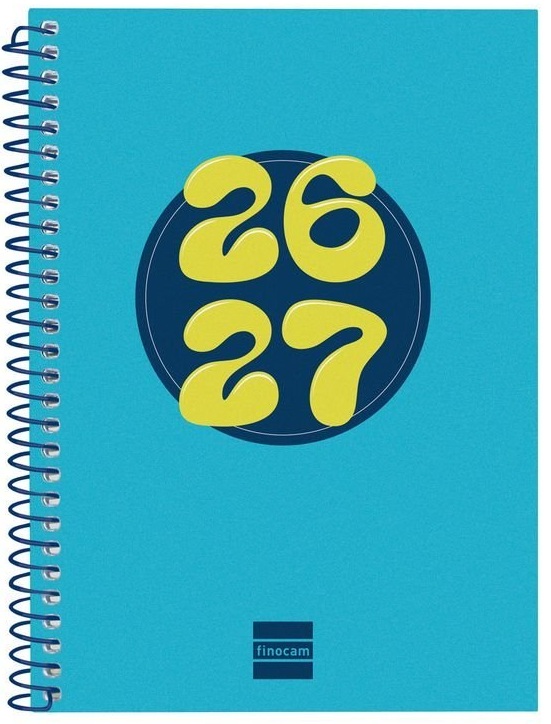  AGENDA ESCOLAR 26-27 8º SVH COOL AZUL ESPIRAL 