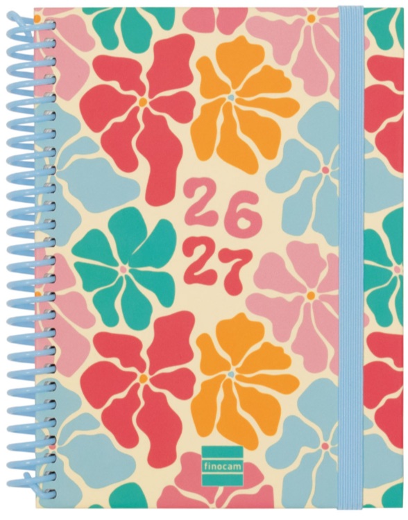  AGENDA ESCOLAR 26-27 8º SVH DIVA SPRING ESPIRAL 