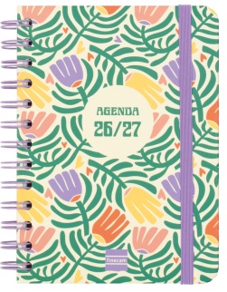  AGENDA ESCOLAR 26-27 8º SVH COSMO GARDEN ESPIRAL 