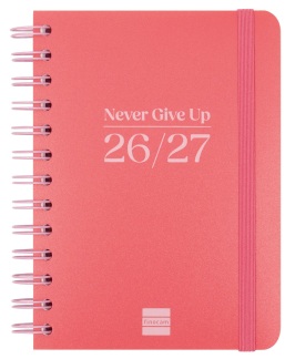  AGENDA ESCOLAR 26-27 4º DP COSMO ROJO ESPIRAL 