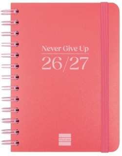  AGENDA ESCOLAR 26-27 8º DP COSMO ROJO ESPIRAL 