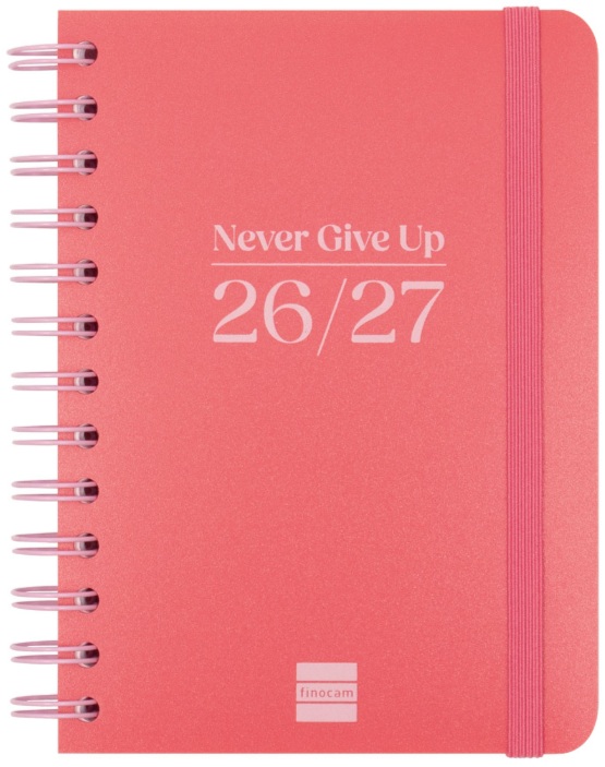  AGENDA ESCOLAR 26-27 8º SVH COSMO ROJO ESPIRAL 