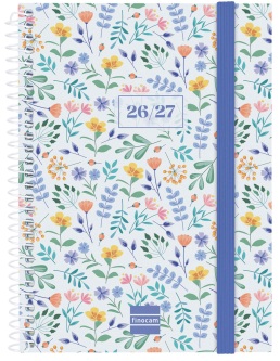  AGENDA ESCOLAR 26-27 8º DP SEC FIORI ESPIRAL 