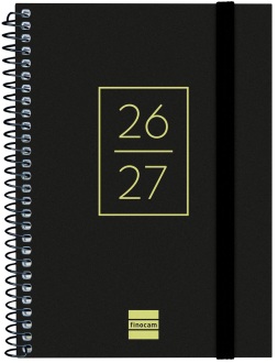  AGENDA ESCOLAR 26-27 4º DP SEC NEGRO ESPIRAL 