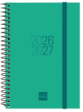  AGENDA ESCOLAR 26-27 E8 SVH ESPIR VERDE ESPIRAL 
