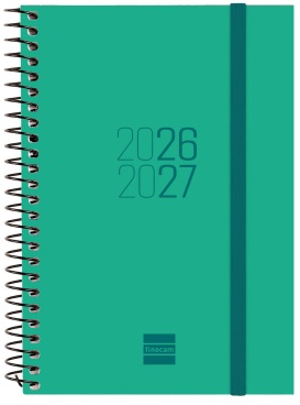  AGENDA ESCOLAR 26-27 E8 DP ESPIR VERDE ESPIRAL 