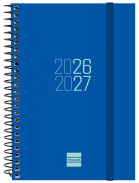  AGENDA ESCOLAR 26-27 E8 DP ESPIR AZUL ESPIRAL 