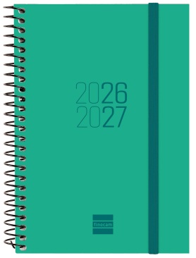  AGENDA ESCOLAR 26-27 E10 DP ESPIR VERDE ESPIRAL 