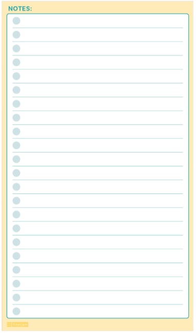  STICKY NOTEPAD F05 