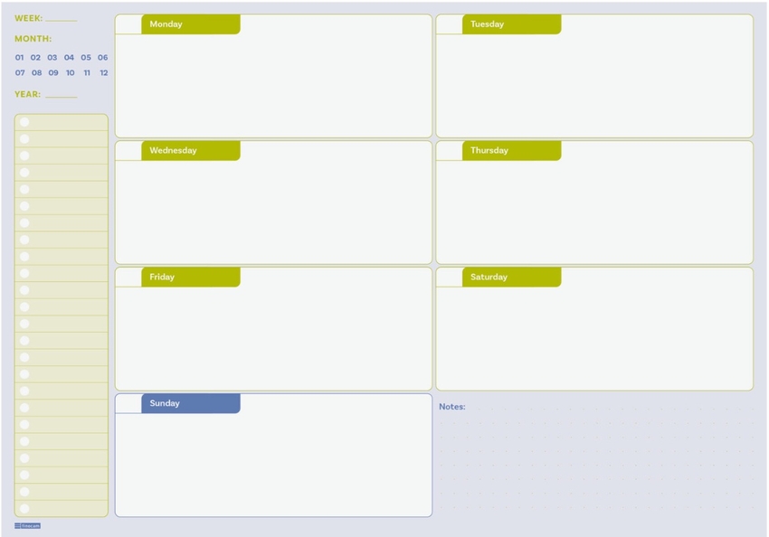  BARI PLANNER A4 HWEKLY INTL 