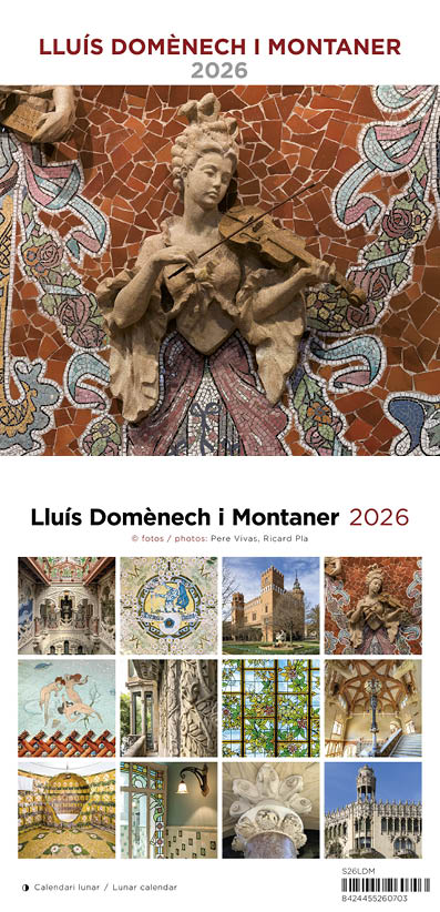  Cal. 2026 ST (14x15 cm) Lluís Domenech i Montaner 
