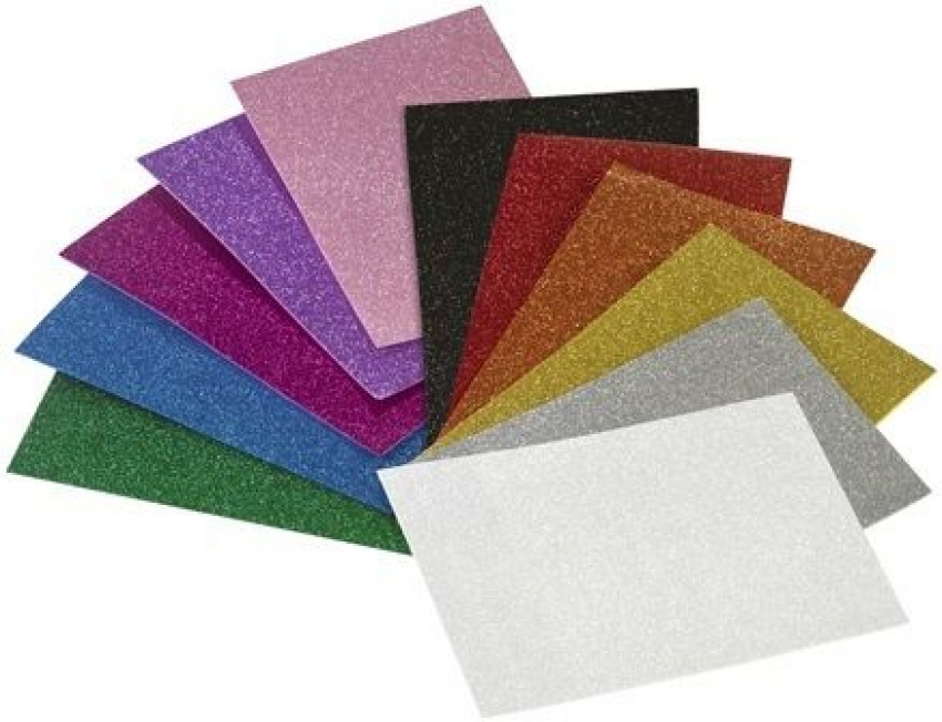  Pack 3 láminas goma eva purpurina fucsia 40x60 