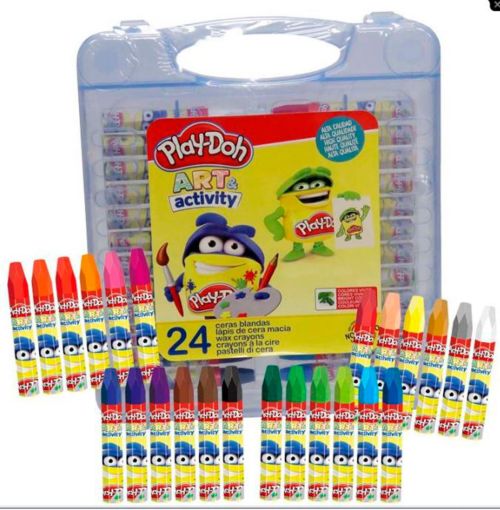 ESTUCHE 24 CERAS BLANDAS PLAY DOH