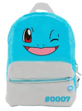  MOCHILA PELUCHE FUNCIONAL POKEMON SQUIRTLE 