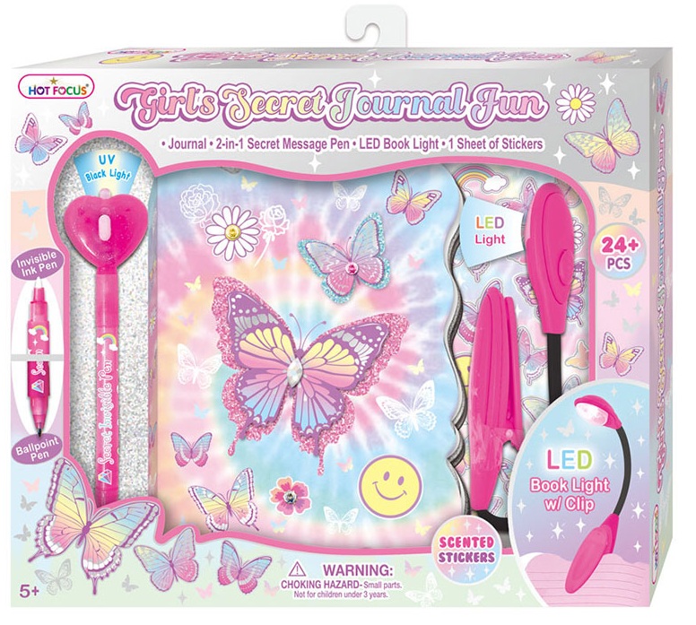  CONJUNTO DIARIO SECRETO 24 PIEZAS BUTTERFLY HOT FOCUS 