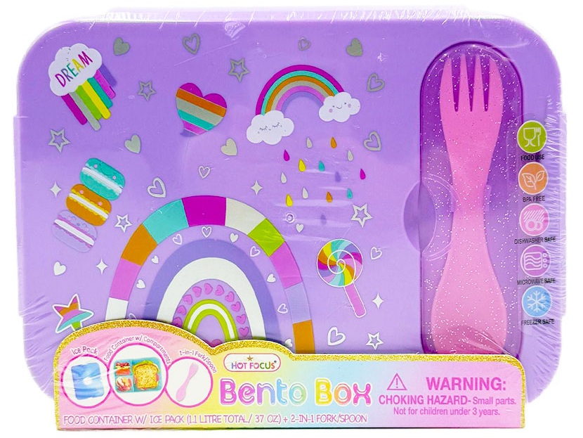  SET CAJA PORTA MERIENDAS RAINBOW 