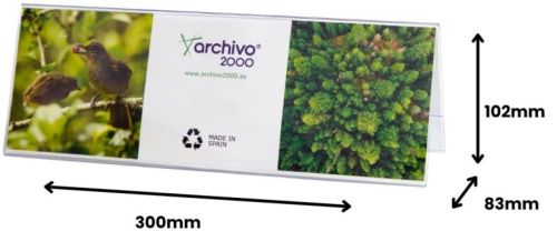  EXPOSITOR DE MESA 85X300X102 HORIZONTAL 
