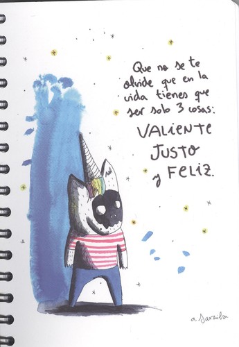 CUADERNO A5 JUSTO, VALIENTE Y FELIZ