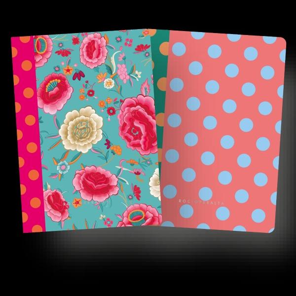 (pack 2).cuadernos cosidos grandes rocio peralta
