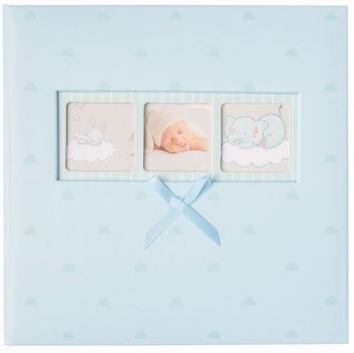 ALBUM FOTO 200 BOLSILLO 10X15CM MEMO BABY POLKA BLUE